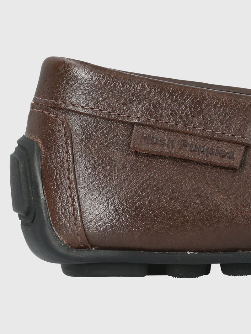 Mocasin Cuero Hombre Blumenau Café Oscuro