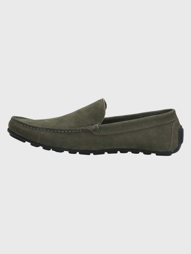 Mocasin-Cuero-Hombre-Blumenau-Verde
