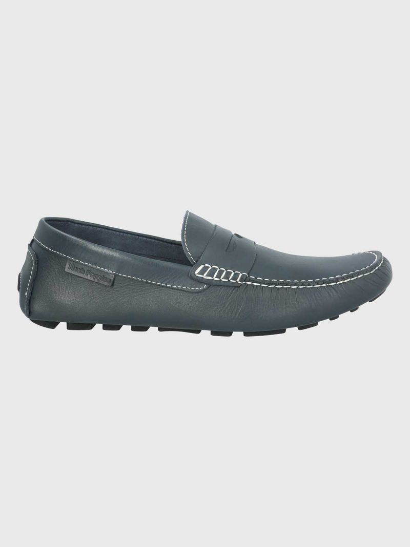 Mocasin-Cuero-Hombre-Lotus-Azul-Oscuro