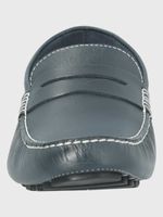 Mocasin-Cuero-Hombre-Lotus-Azul-Oscuro