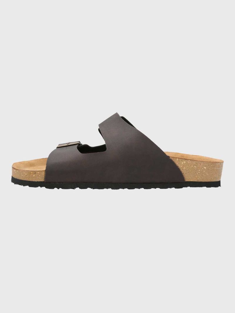 Sandalia Kano Hombre Café Oscuro