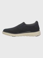 Slip On Hombre Cuero Nozz Azul Hush Puppies