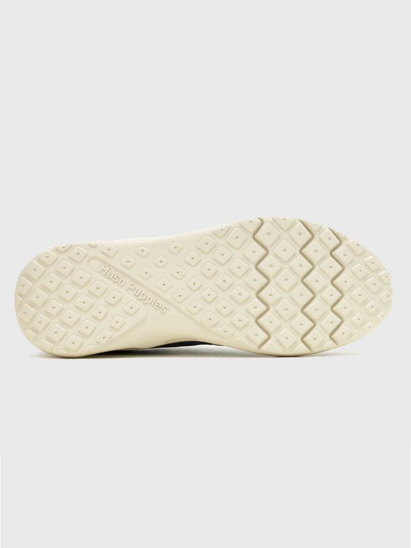 Zapatilla Cuero Hombre Seventy8 LTHR Runner Azul Hush Puppies