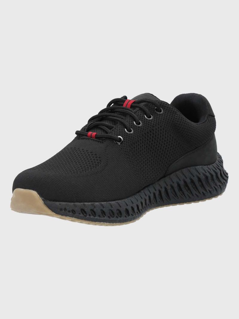 Zapatilla-Spinal-Knit-Hombre-Lace-Negro