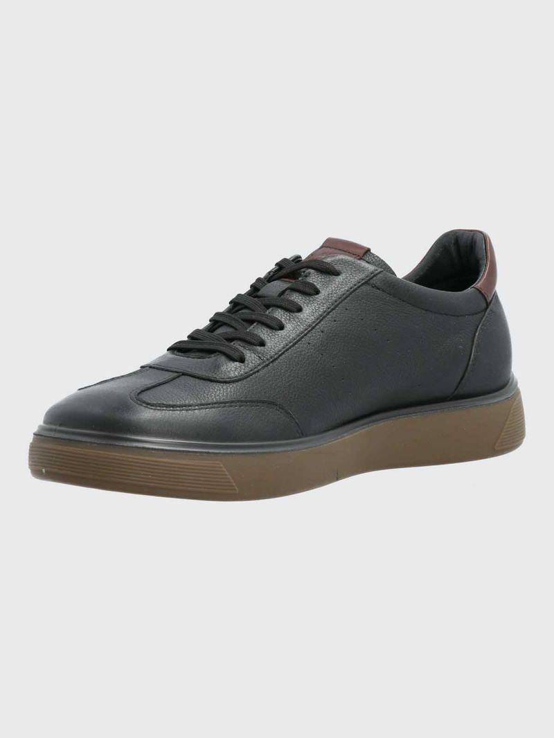 Zapatilla-Cuero-Hombre-Bloor-Negra-Hush-Puppies