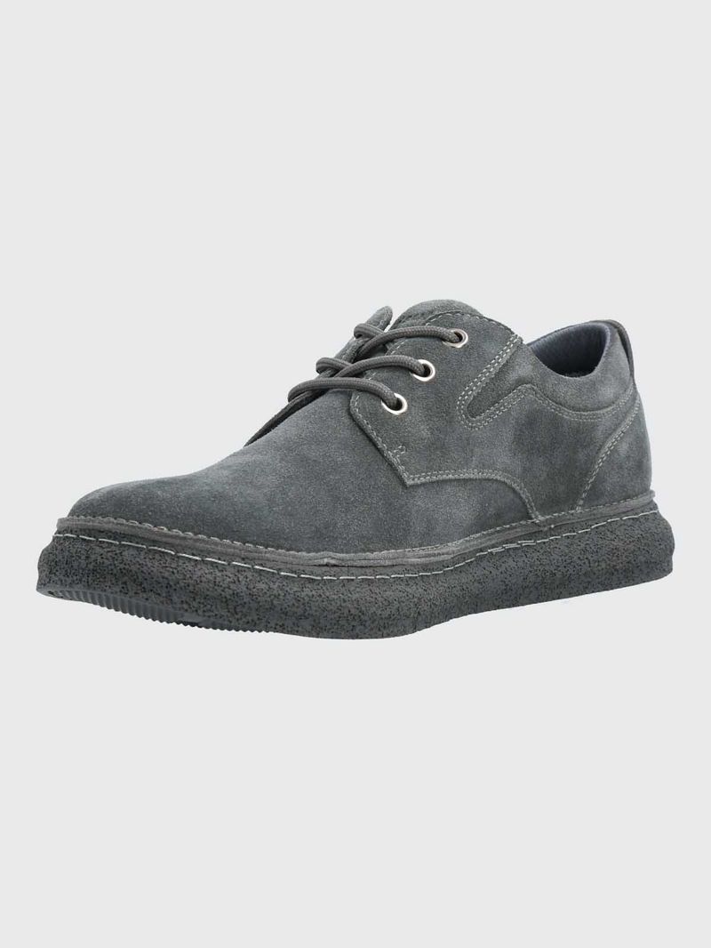 Zapatilla-Cuero-Hombre-Gared-Gris-Hush-Puppies