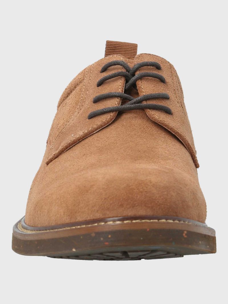 Zapato Cuero Hombre Hinton Café Hush Puppies