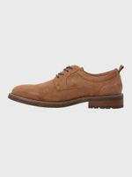 Zapato Cuero Hombre Hinton Café Hush Puppies
