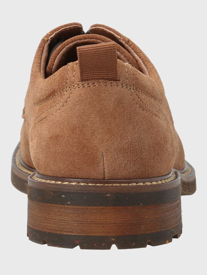 Zapato Cuero Hombre Hinton Café Hush Puppies