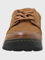 Zapato Cuero Hombre Duran Café Hush Puppies