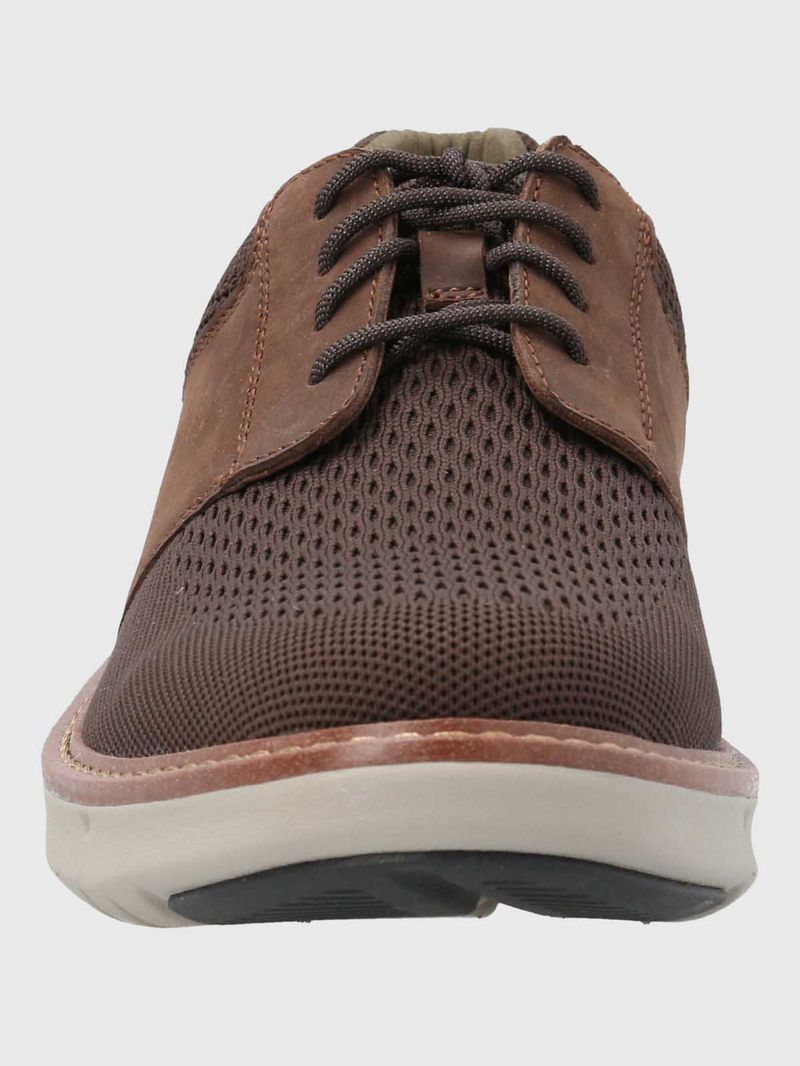 Zapato Smart Hombre Hybrid Lace Café Hush Puppies