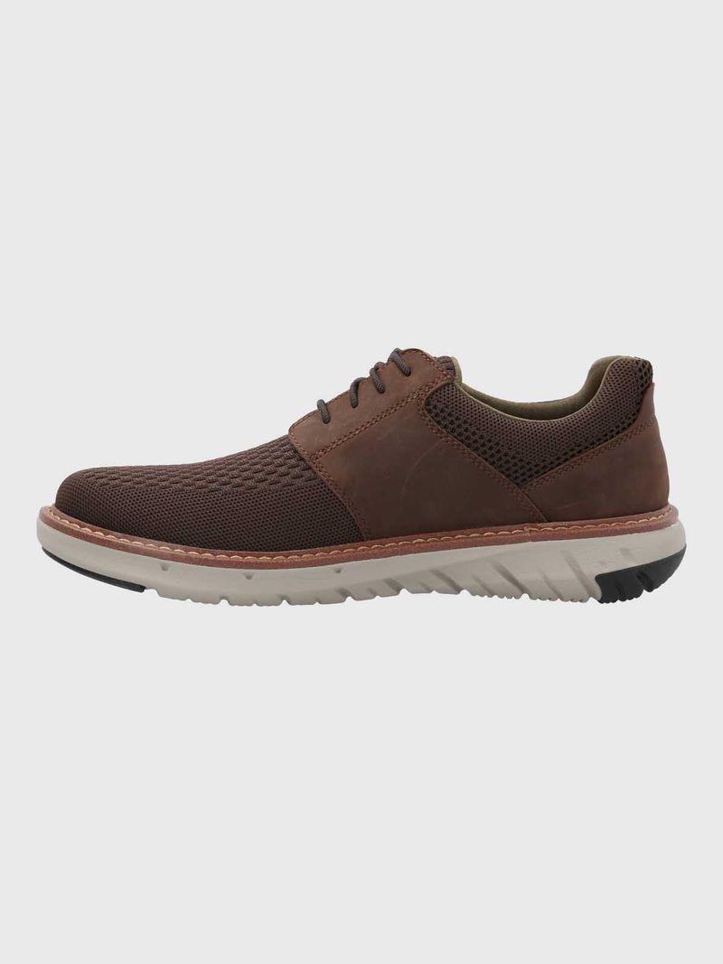 Zapato Smart Hombre Hybrid Lace Café Hush Puppies