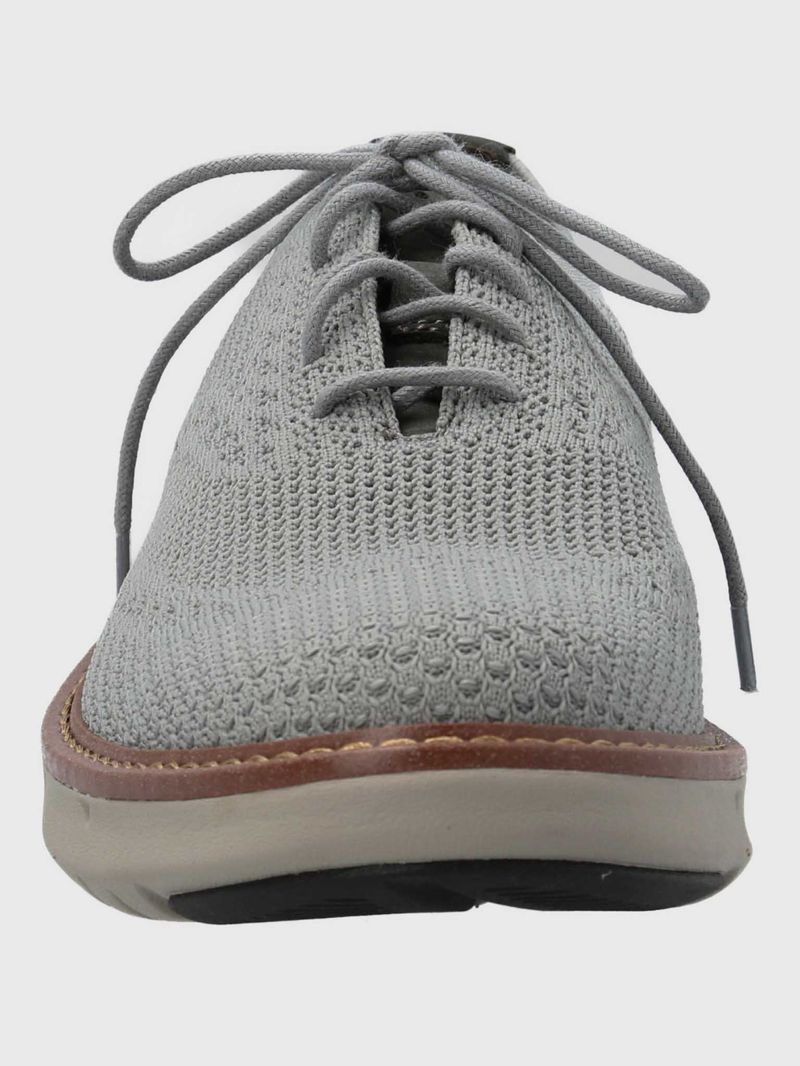 Zapato Smart Hombre Knit Wingtip Gris Hush Puppies