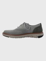 Zapato Smart Hombre Knit Wingtip Gris Hush Puppies