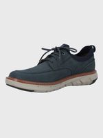 Zapato Cuero Hombre Smart Laceup Azul Hush Puppies