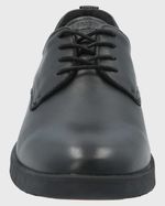Zapato Cuero Hombre Spinal Town Negro