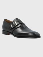 Zapato Italiano Hombre Cuero Ferrara Negro Hush Puppies