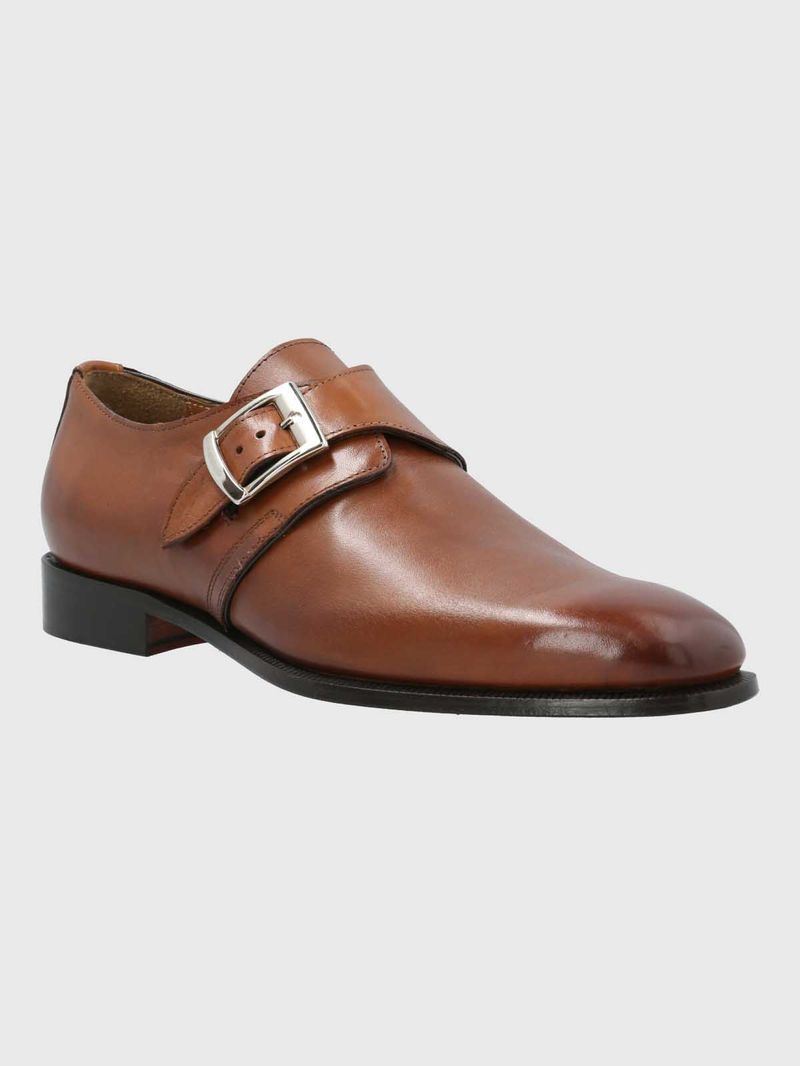 Zapato Italiano Hombre Cuero Ferrara Café Hush Puppies