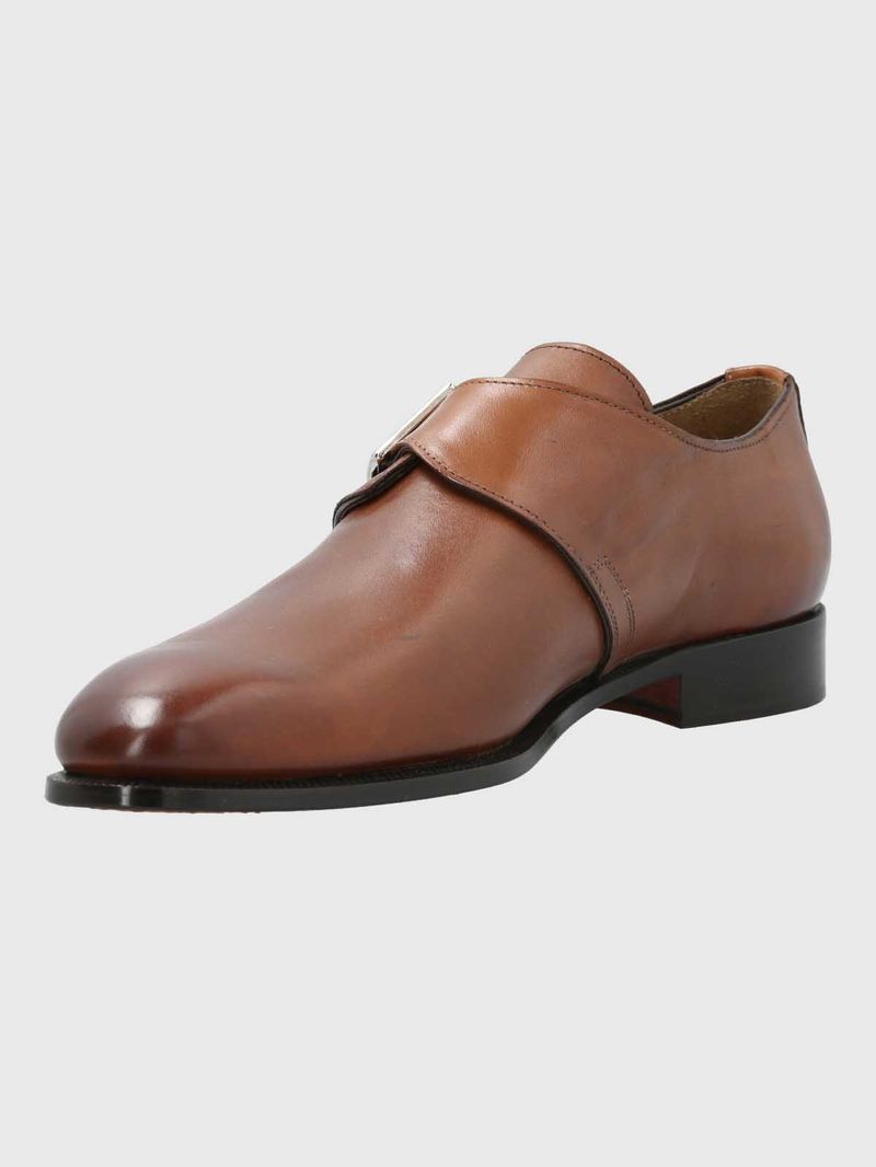 Zapato Italiano Hombre Cuero Ferrara Café Hush Puppies