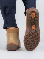 Botin Cuero Mujer Tanghui Café