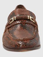 Mocasin Cuero Mujer Madsen Café Hush Puppies