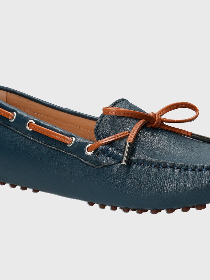 Mocasin-Cuero-Mujer-Ribbon