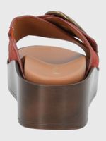 Sandalia Cuero Mujer Gise Terracota