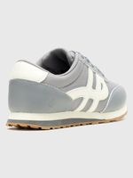 Zapatilla Cuero Mujer Seventy8 Gris
