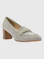 Zapato Brunate Mujer Cuero Lazzaro Gris Hush Puppies