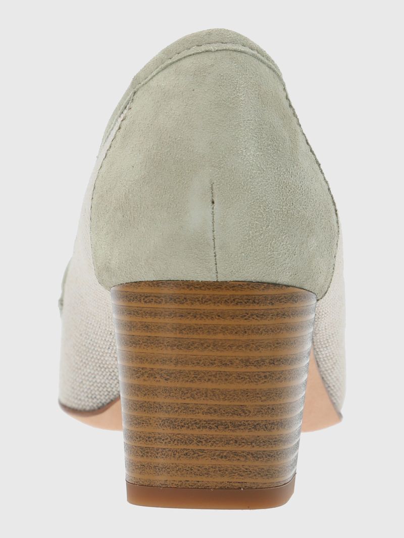 Zapato Brunate Mujer Cuero Lazzaro Gris Hush Puppies