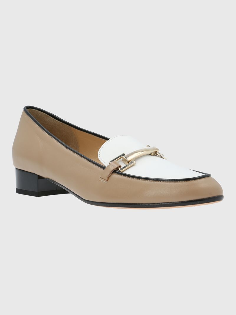 Zapato Brunate Mujer Cuero Riale Café Hush Puppies