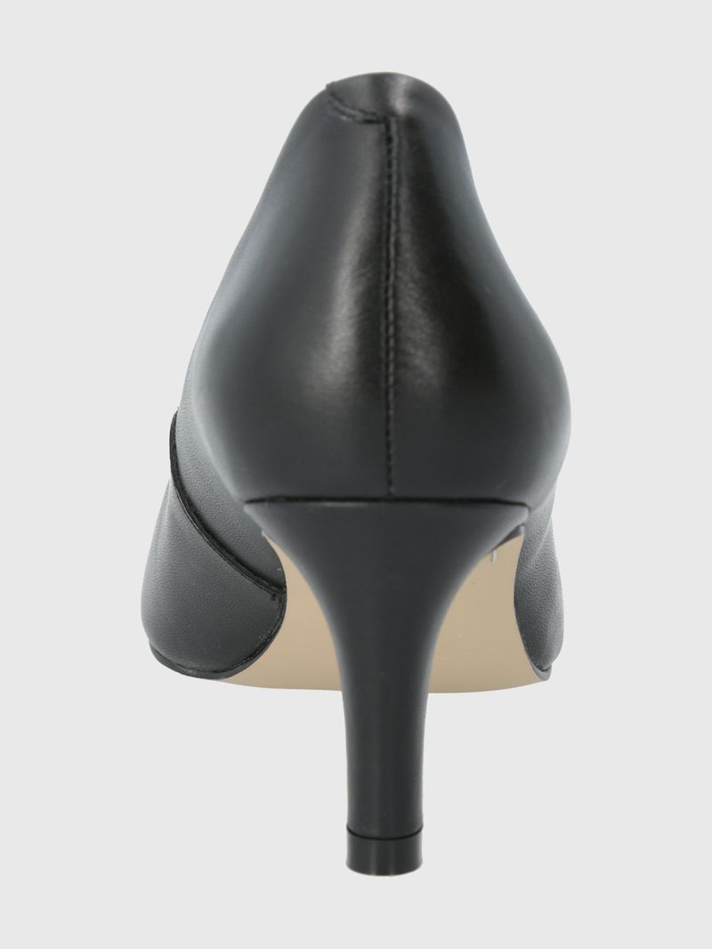 Zapato Vestir Cuero Mujer Arosa Negro