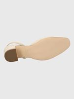 Zapato Vestir Mujer Cuero Paty Beige Hush Puppies