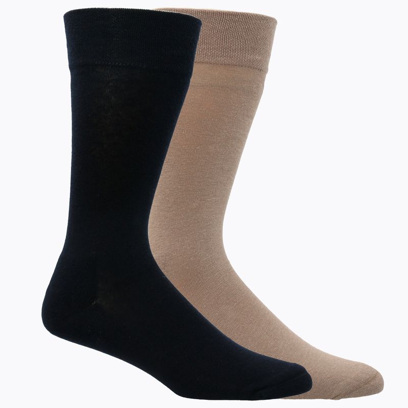 Calcetín Algodón Hombre Pack Plain Cushion