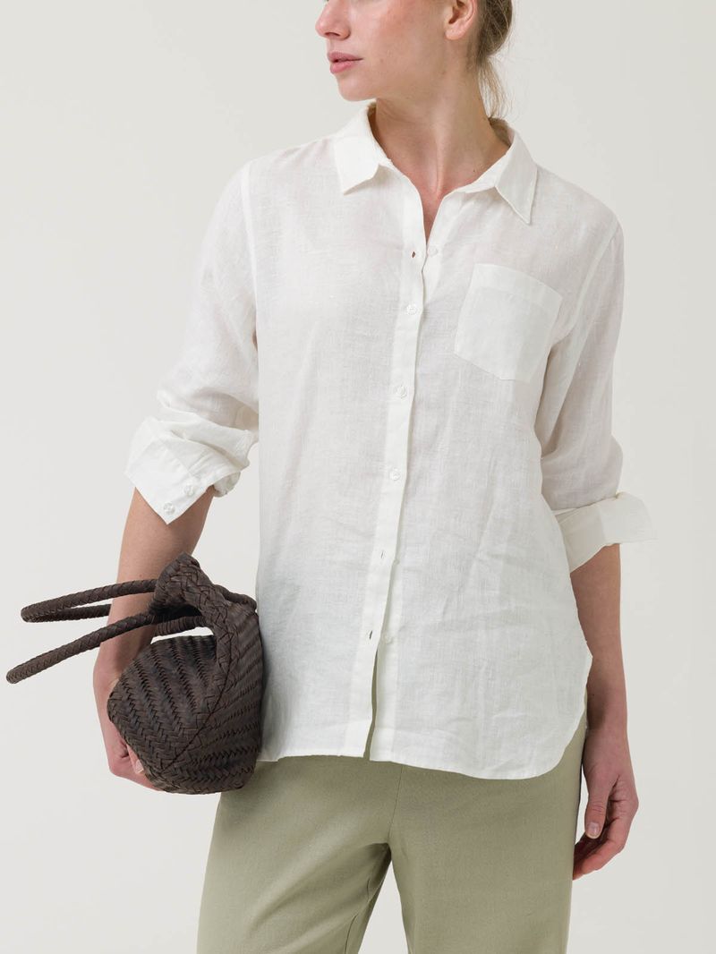 Blusa-Lino-Organico-Mujer-Lirio-Blanco-Rockford