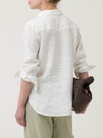 Blusa-Lino-Organico-Mujer-Lirio-Blanco-Rockford