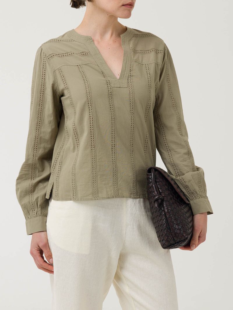 Blusa-Algodon-Organico-Mujer-Lunko-Verde-Rockford