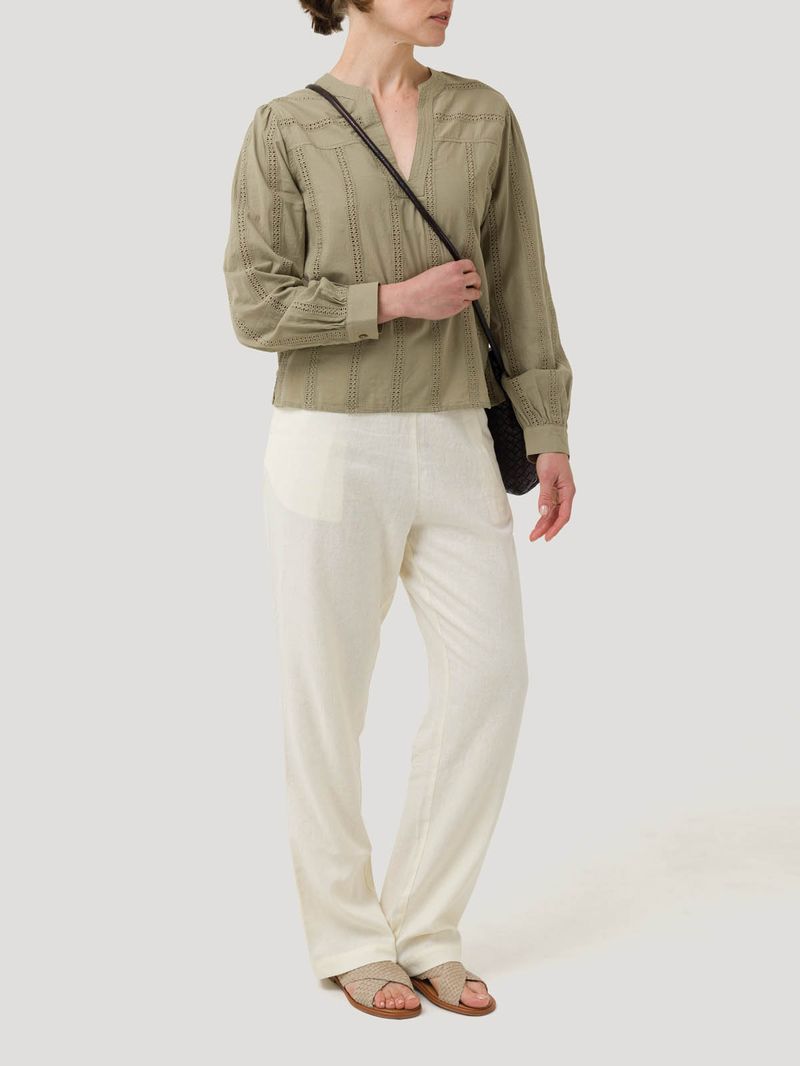 Blusa-Algodon-Organico-Mujer-Lunko-Verde-Rockford