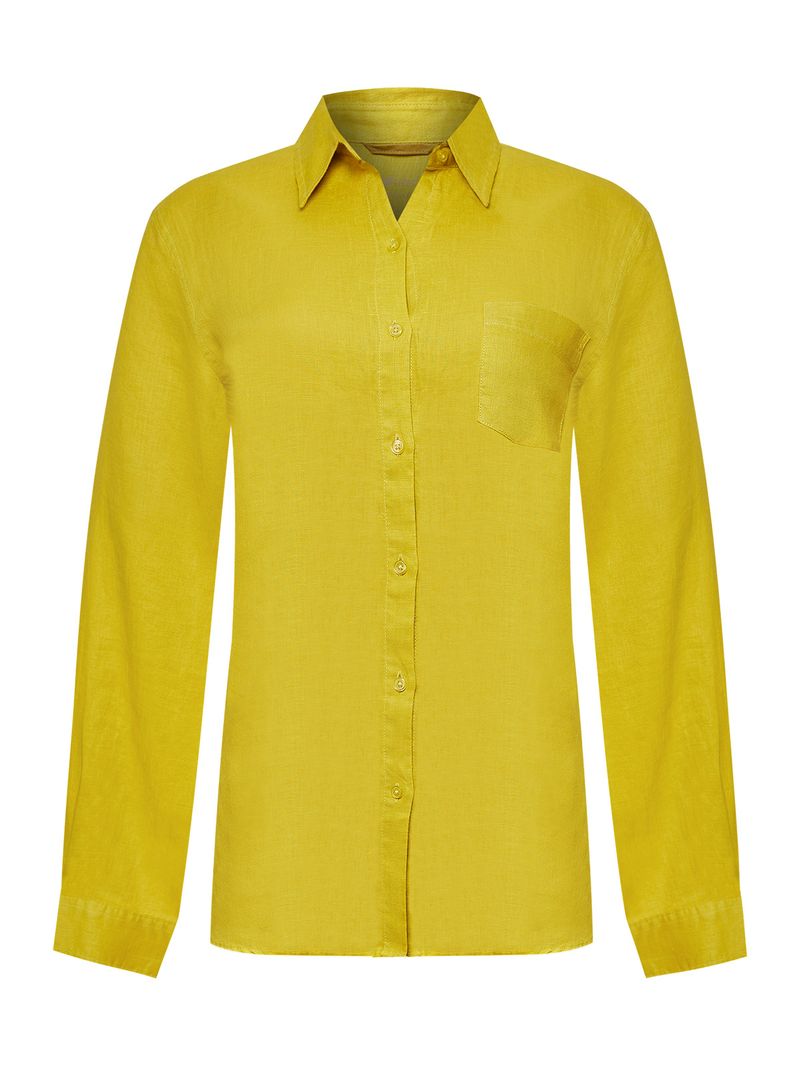 Blusa-Lino-Organico-Mujer-Lirio-Amarillo-Rockford