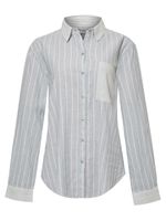 Blusa-Lino-Organico-Mujer-Lines-Celeste-Rockford