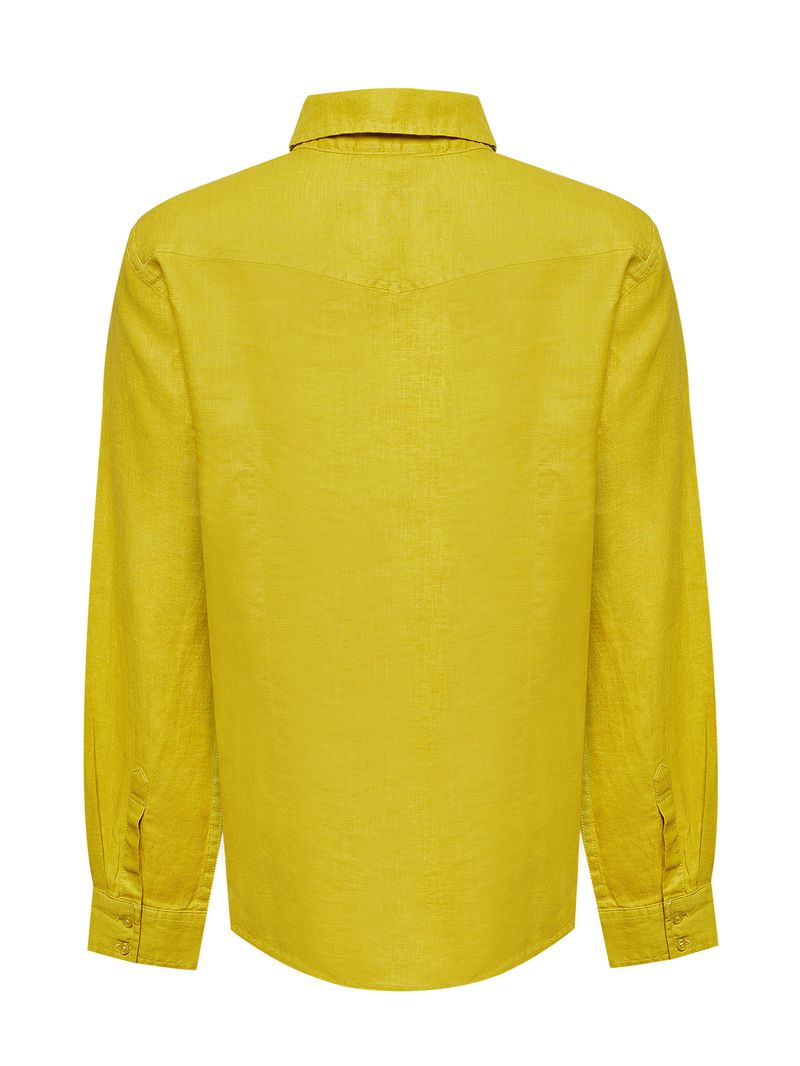 Blusa-Lino-Organico-Mujer-Lirio-Amarillo-Rockford