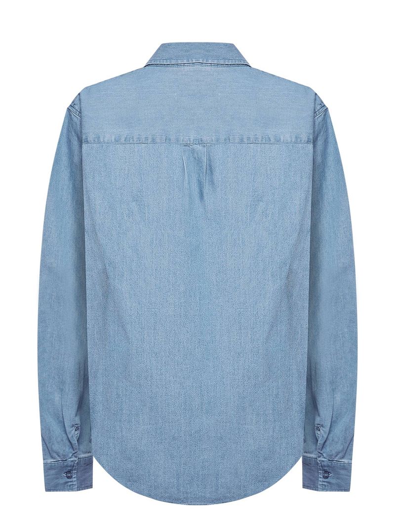 Blusa-Algodon-Organico-Mujer-Makalu-Azul-Rockford