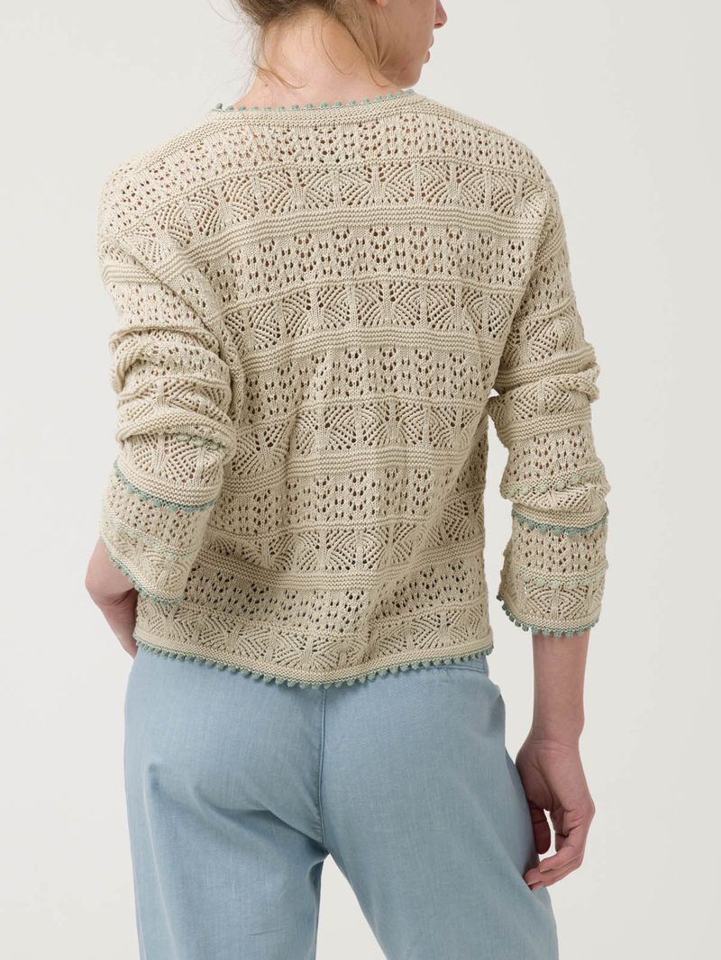 Sweater Algodón Mujer Dindo Beige Rockford