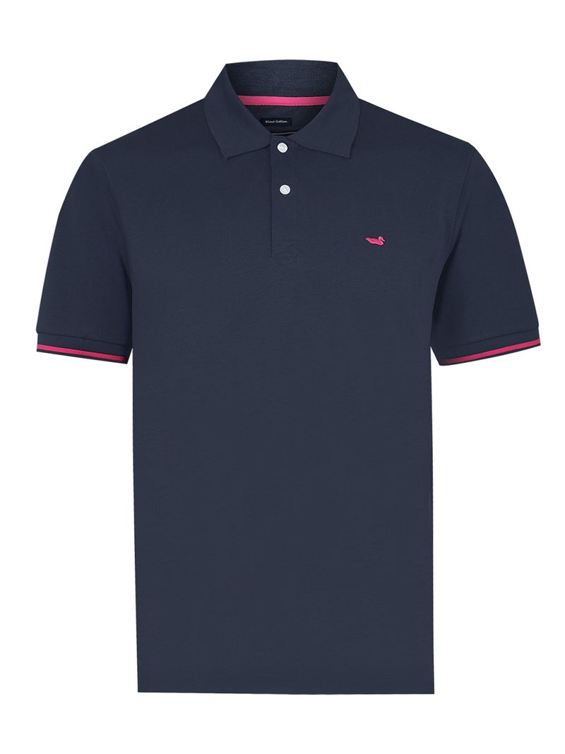 Polera-Algodon-Pima-Hombre-Mitchell-Azul-Rockford