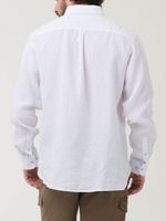 Camisa-Lino-Organico-Hombre-Linentex-Blanco-Rockford