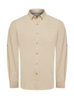 Camisa-Algodon-Organico-Hombre-Galiton-Cafe-Rockford