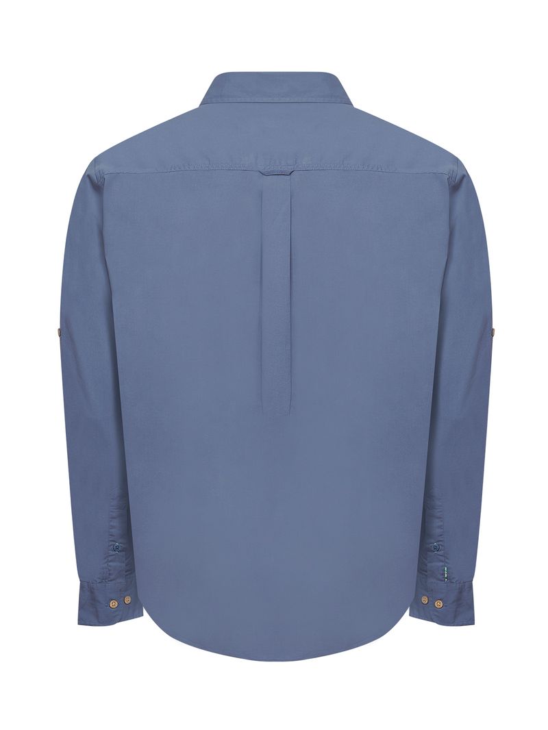 Camisa-Algodon-Organico-Hombre-Galiton-Azul-Rockford