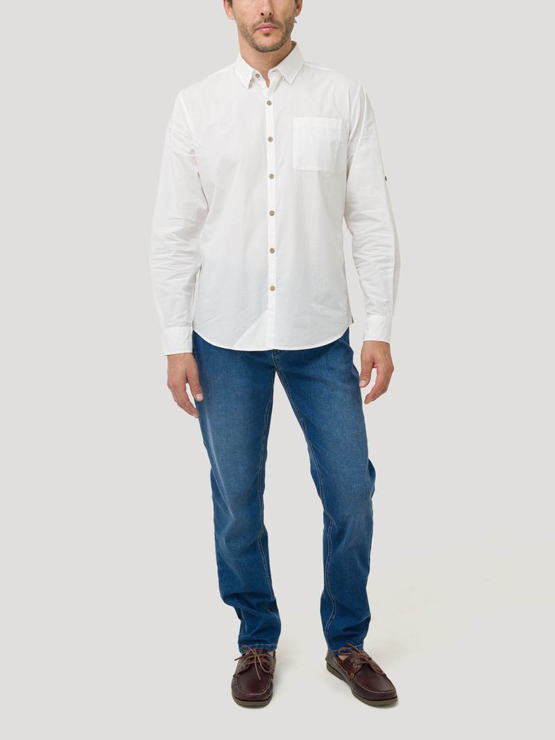 Camisa-Algodon-Organico-Hombre-Galiton-Blanco-Rockford
