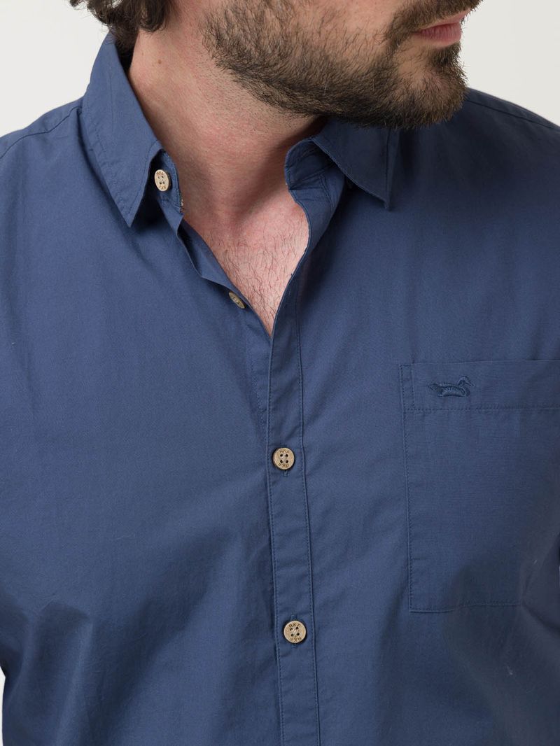 Camisa-Algodon-Organico-Hombre-Galiton-Azul-Rockford