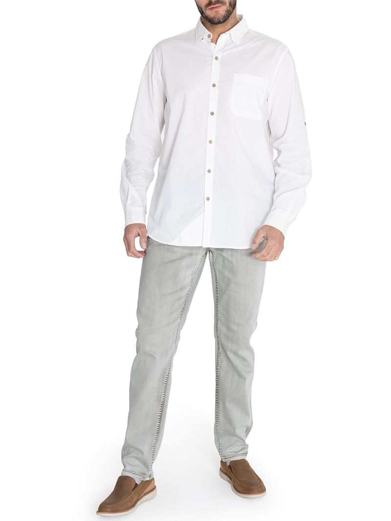 Camisa-Algodon-Organico-Hombre-Galiton-Blanco-Rockford